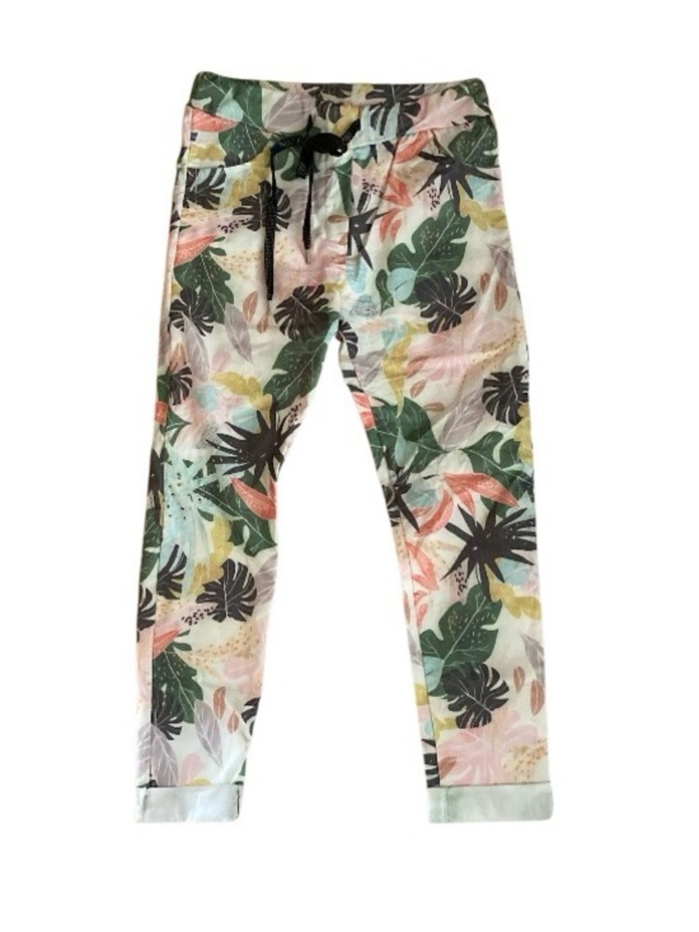 Bella Amore Made In Italy floral stretch pants size 8